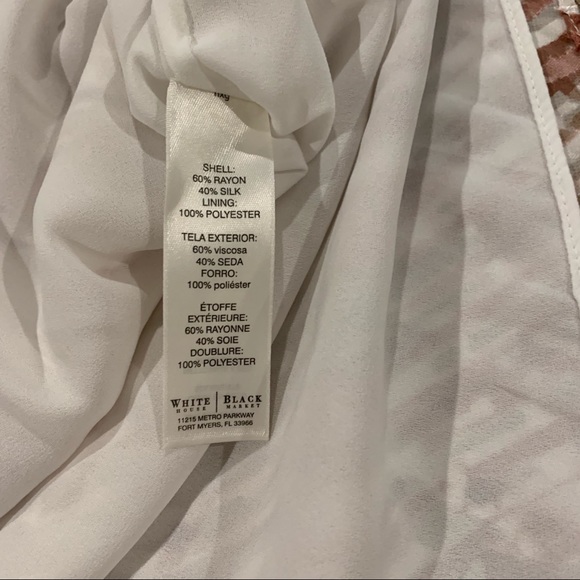 WHBM silk burnout blouse - Picture 5 of 8